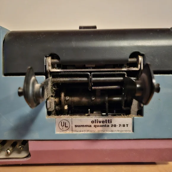 (SOLD) Vintage 1970s Olivetti Summa Quanta 20 - 7/8 T Adding Machine - Picture 9 of 10